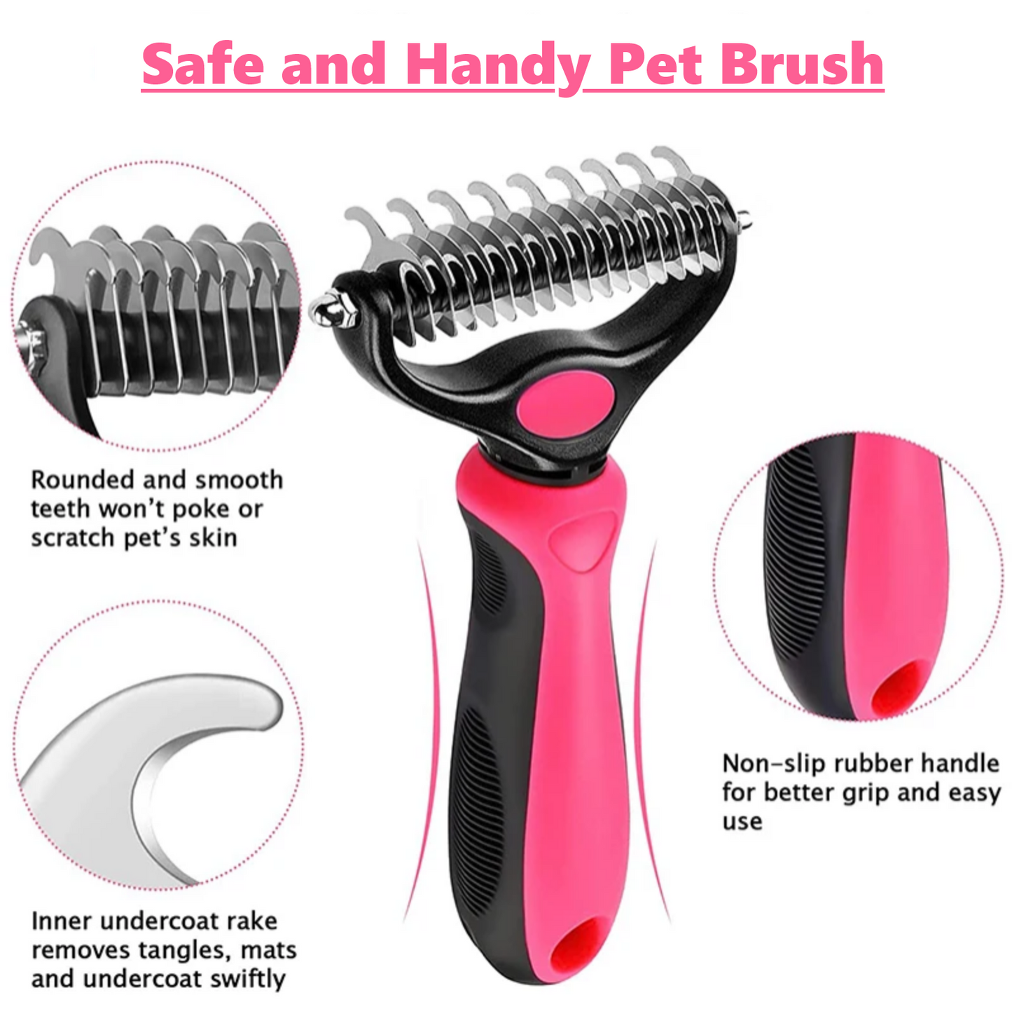 Double Sided Pet Comb