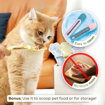 Cat Strip Squeeze Spoon