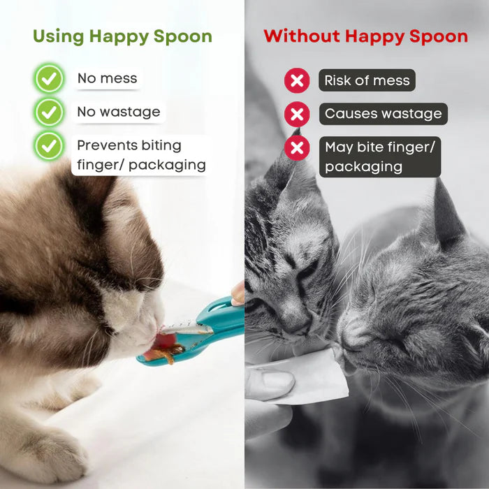 Cat Strip Squeeze Spoon