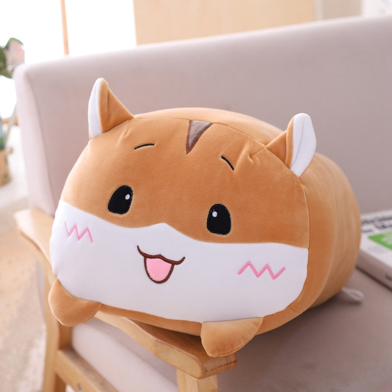 Cute Soft Animal Cartoon Pillow Cushion - 9Lives