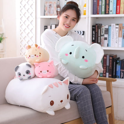 Cute Soft Animal Cartoon Pillow Cushion - 9Lives