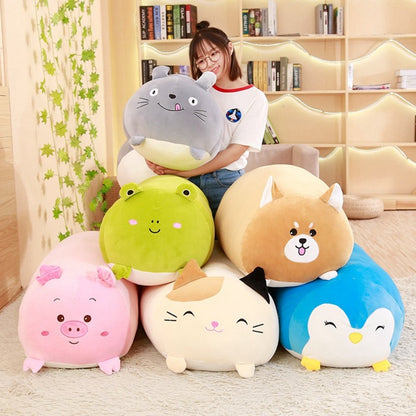 Cute Soft Animal Cartoon Pillow Cushion - 9Lives