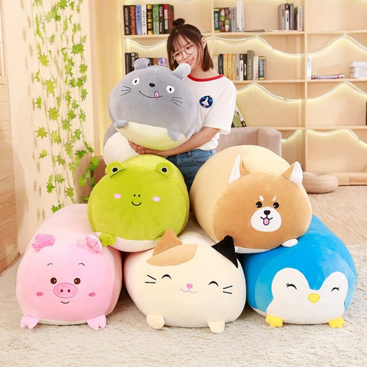 Cute Soft Animal Cartoon Pillow Cushion - 9Lives