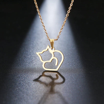 Cute Cat Pendant Necklace - 9Lives